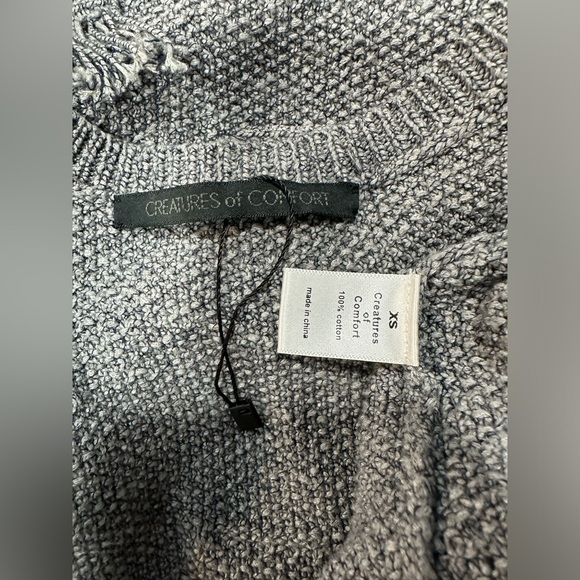 Creatures Of Comfort Shirt Women’s  Sweater Sleeveless SIZE XS - Picture 6 of 6